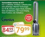 Turmventilator Invictus Air AC7 im Angebot bei GLOBUS in Pulheim Turmventilator Invictus Air AC7 Angebote von Genius bei GLOBUS Pulheim für 79,99 €
