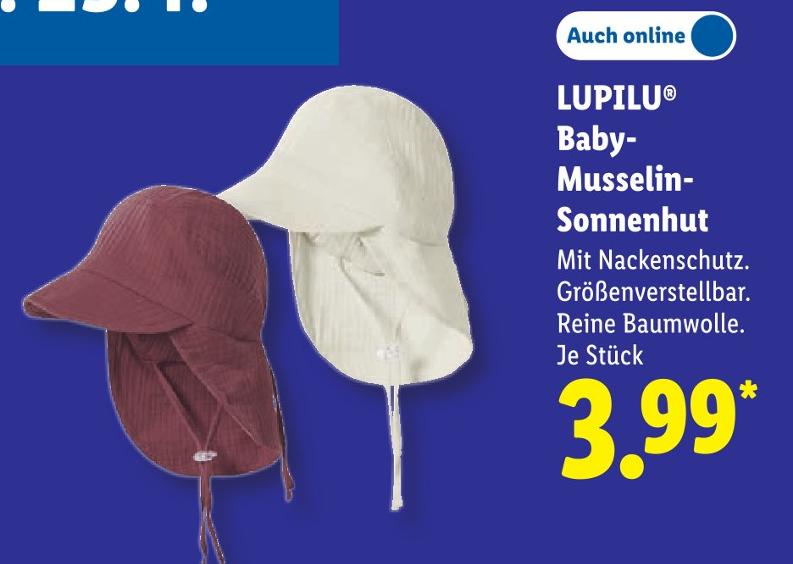 Baby-Musselin-Sonnenhut