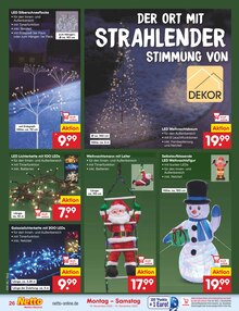 Weihnachtsdeko im Netto Marken-Discount Prospekt "Aktuelle Angebote" mit 63 Seiten (München)