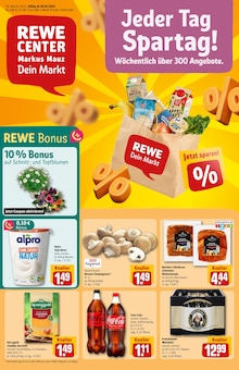 Coca Cola im REWE Prospekt "Dein Markt" mit 34 Seiten (Weinheim)