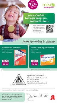 mea - meine apotheke Prospekt der Woche "Unsere Dezember-Angebote" Seite 1, 01.12.2025 bis 31.12.2025 für Hoyerswerda Aktueller mea - meine apotheke Prospekt "Unsere Dezember-Angebote" Seite 1 von 4 Seiten für Hoyerswerda