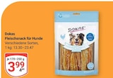 Fleischsnack für Hunde Angebote von Dokas bei GLOBUS Salzgitter für 3,99 €