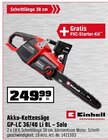 Akku-Kettensäge GP-LC 36/40 Li BL – Solo im Angebot bei OBI in Arnsberg Akku-Kettensäge GP-LC 36/40 Li BL – Solo Angebote von Einhell bei OBI Arnsberg für 249,99 €