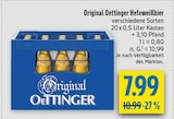 Hefeweißbier Angebote von Oettinger bei diska Erlangen für 7,99 €