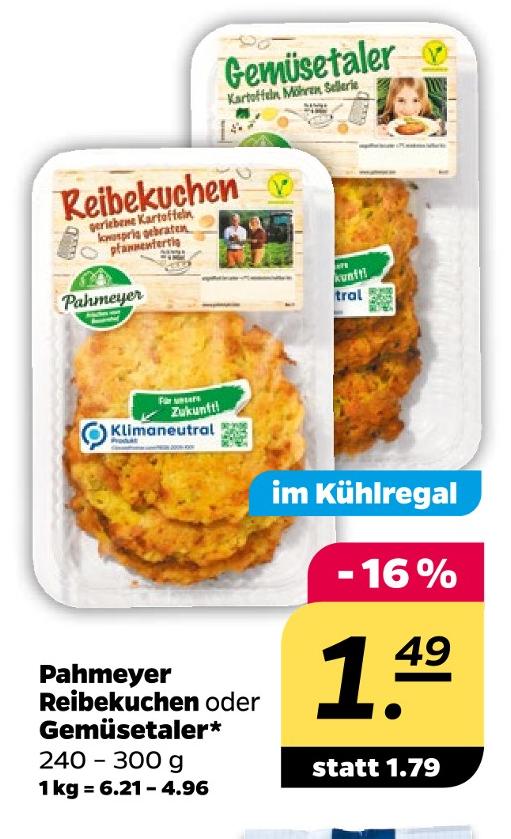 Reibekuchen oder Gemüsetaler