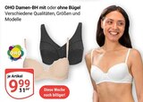 Aktuelles Damen-BH mit oder ohne Bügel Angebot bei GLOBUS in Erfurt ab 9,99 €