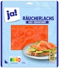 Räucherlachs Angebote von ja! bei REWE Laatzen für 4,79 €