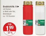 Grablicht Nr. 9 von bolsius im aktuellen V-Markt Prospekt für 1,99 €
