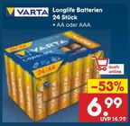 Aktuelles Longlife Batterien Angebot bei Netto Marken-Discount in Hamburg ab 6,99 €