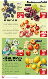 Weintrauben im Kaufland Prospekt "Hier bin ich richtig" auf Seite 12