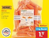Möhren von Heimat für 1,11 € bei Netto Marken-Discount im Angebot Möhren von Heimat im aktuellen Netto Marken-Discount Prospekt
