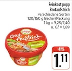 Brotaufstrich Tomate-Mozzarella bei nah und gut im Salz Prospekt für 1,11 €