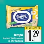 feuchtes Toilettenpapier im EDEKA Prospekt feuchtes Toilettenpapier von Tempo im aktuellen EDEKA Prospekt für 1,29 €