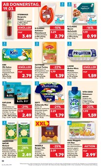 Sahne im Kaufland Prospekt "KNÜLLER" mit 68 Seiten (Remscheid)