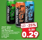 Aktuelles Energy Drink oder Strong Cola Angebot bei Kaufland in Bietigheim-Bissingen ab 0,29 €