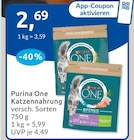Katzennahrung von Purina One im aktuellen budni Prospekt