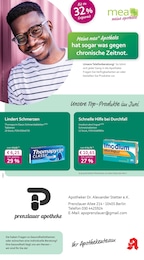 mea - meine apotheke Prospekt für Berlin mit 4 Seiten mea - meine apotheke Prospekt für Berlin: "Unsere Juni-Angebote", 4 Seiten, 01.06.2025 - 30.06.2025