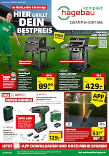 Aktueller hagebau kompakt Prospekt (Westerkappeln, 8 Seiten zum blättern hagebau kompakt Prospekt HIER GRILLT DEIN BESTPREIS mit 8 Seiten