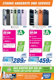 Smartphone im aktuellen expert Prospekt (Saarbrücken) Smartphone im expert Prospekt "iPHONE DEALS" mit 7 Seiten (Saarbrücken)