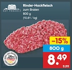 Aktuelles Rinder-Hackfleisch Angebot bei Netto Marken-Discount in Heilbronn ab 8,49 €