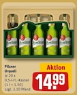 Aktuelles Pilsner Urquell Angebot bei REWE in Chemnitz ab 14,99 €