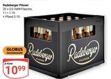 Pilsner Angebote von Radeberger bei GLOBUS Bruchsal für 10,99 €