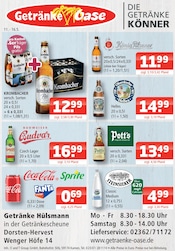 Aktueller Getränke Oase Prospekt mit Bier, "Aktuelle Angebote", Seite 1