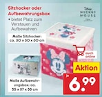 Sitzhocker oder Aufbewahrungsbox bei Netto Marken-Discount im Prospekt "" für 6,99 €