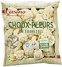 Choux-fleurs sans résidus de pesticides surgelés - CASINO dans le catalogue Casino Supermarchés