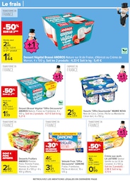 Prix et réduction Andros dans le prospectus Carrefour en cours Offre Andros dans le catalogue Carrefour du moment à la page 39