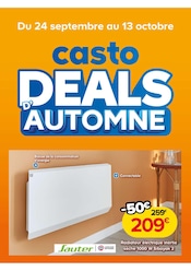 Catalogue Bricolage Castorama en cours à Baule et alentours, "casto DEALS D'AUTOMNE", 1 page, 24/09/2025 - 13/10/2025