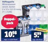 Aktuelle Mineralwasser Angebote bei Getränkewelt in Düsseldorf Aktuelles Stiftsquelle Angebot bei Getränkewelt in Düsseldorf ab 5,99 €