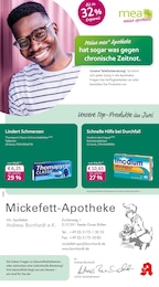 mea - meine apotheke Prospekt für Lahstedt mit 4 Seiten mea - meine apotheke Prospekt für Lahstedt: "Unsere Juni-Angebote", 4 Seiten, 01.06.2025 - 30.06.2025