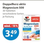 Magnesium 500 von Doppelherz im aktuellen V-Markt Prospekt für 3,49 €