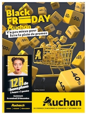 Catalogue Supermarchés Auchan Hypermarché en cours à Vergt et alentours, "Black FRIDAY", 12 pages, 29/11/2024 - 01/12/2024