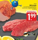 Zarte Hüftsteaks Angebote von Deutsches Jungbullenfleisch bei E center Dormagen für 1,99 €