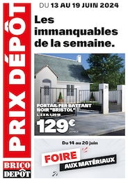 Prospectus Brico Dépôt à Saint-Prix: "Les immanquables de la semaine", 1} page, 13/06/2024 - 19/06/2024