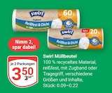Aktuelles Müllbeutel Angebot bei GLOBUS in Bochum ab 3,50 €