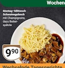 Schweinegulasch mit Champignons und Butterspätzle Angebote bei GLOBUS Wetzlar für 9,90 €