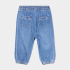 Jeans bas élastiqué coton denim double stone bébé fille à 5,49 € dans le catalogue La Halle