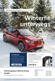 Volkswagen Prospekt für Fürth: "Auf ins Wintervergnügen", 1 Seite, 01.01.2025 - 28.02.2025