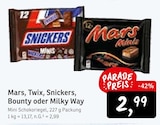 Mars, Twix, Snickers, Bounty oder Milky Way Angebote bei Konsum Dresden für 2,99 €