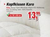 Aktuelles Kopfkissen Karo Angebot bei Die Möbelfundgrube in Trier ab 13,99 €