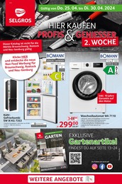 Waschmaschine im Selgros Prospekt cash & carry auf S. 1