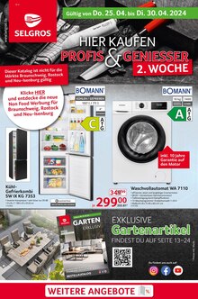 Waschmaschine im Selgros Prospekt "cash & carry" mit 28 Seiten (Kerpen (Kolpingstadt))