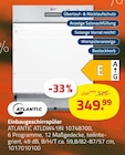 Einbaugeschirrspüler Angebote von ATLANTIC bei ROLLER Herne für 349,99 €