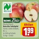 Rote Bio Tafeläpfel im Angebot bei REWE in Pforzheim Rote Bio Tafeläpfel Angebote von REWE Bio bei REWE Pforzheim für 1,99 €