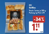 Grillies von BBQ im aktuellen ALDI SÜD Prospekt für 1,11 €