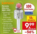 Karaoke Mikrofon im Angebot bei Netto Marken-Discount in Pforzheim Karaoke Mikrofon Angebote von Lenco bei Netto Marken-Discount Pforzheim für 9,99 €