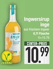 Ingwersirup inge von  im aktuellen EDEKA Prospekt für 10,99 €